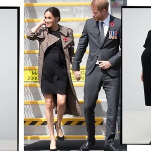 ASOS Black Wiggle Midi Dress ASO Meghan Markle